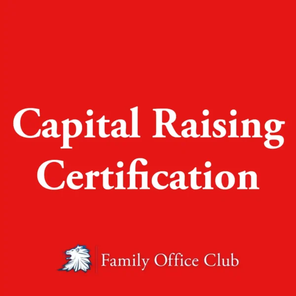 Capital Raising Certificaiton