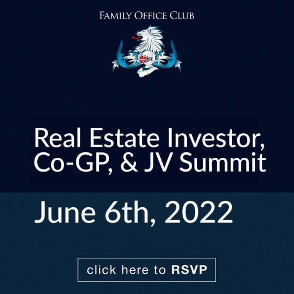 Real Estate Investor, Co-GP, & JV Summit - June 6th 2022 - Virtual Ticket (Welcome)