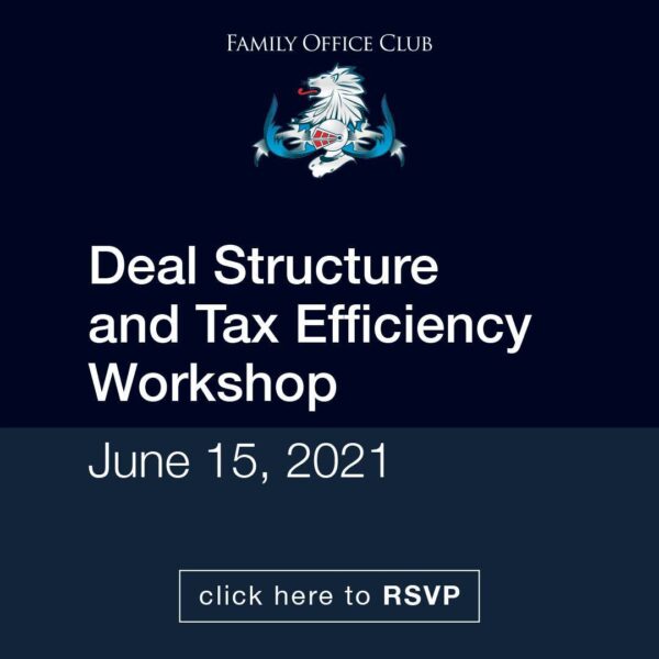 Charter Ticket: Investment Structures and Tax Efficiency Workshop 6-10-2021