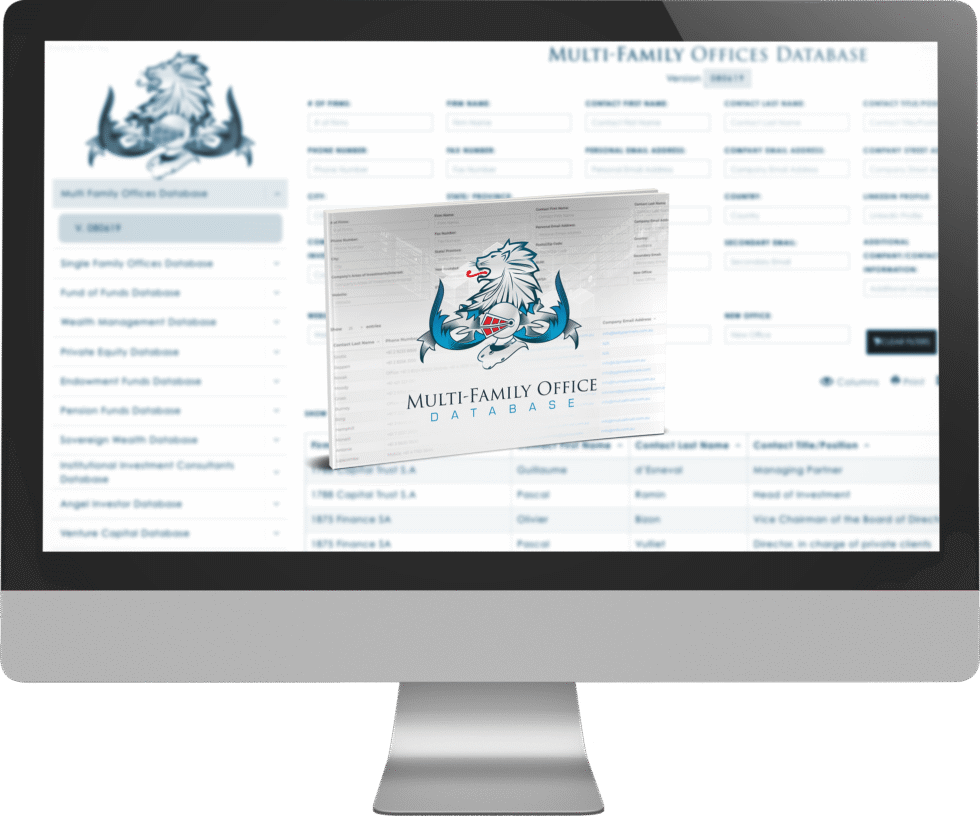 Family Office Database: 22,000 Investor Data Profiles, 30 Artificial ...