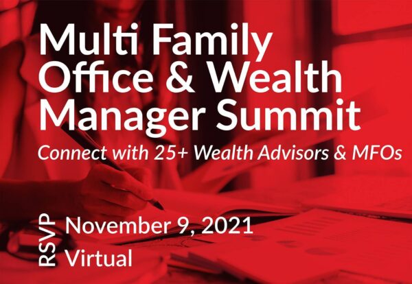 Charter Ticket: Multi Family Office & Wealth Manager Summit Nov 2021 (Virtual Ticket)