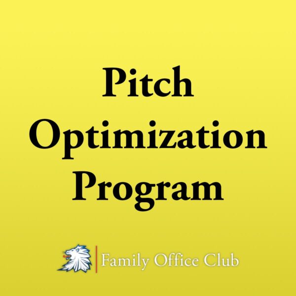 Pitch Deck | Pitch Optimization Program Add-On
